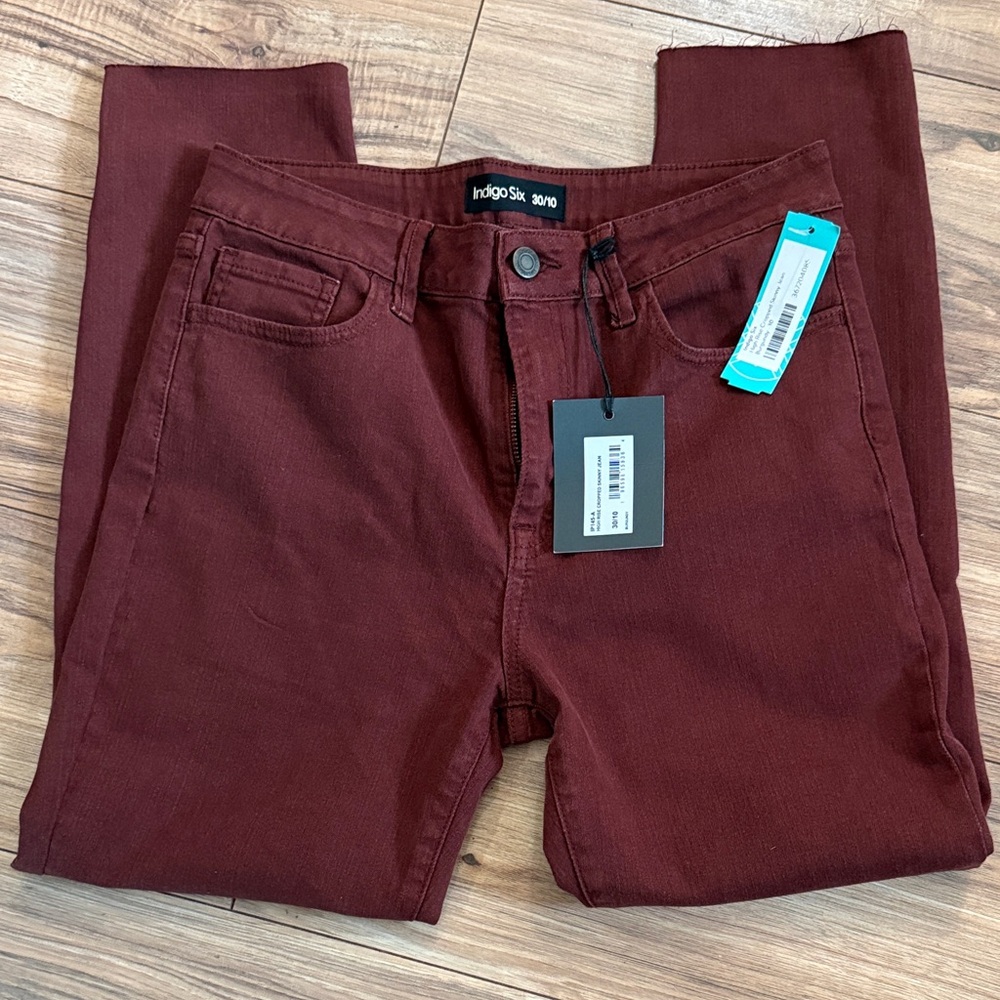 Indigo Six Women's Cropped Skinny Jeans